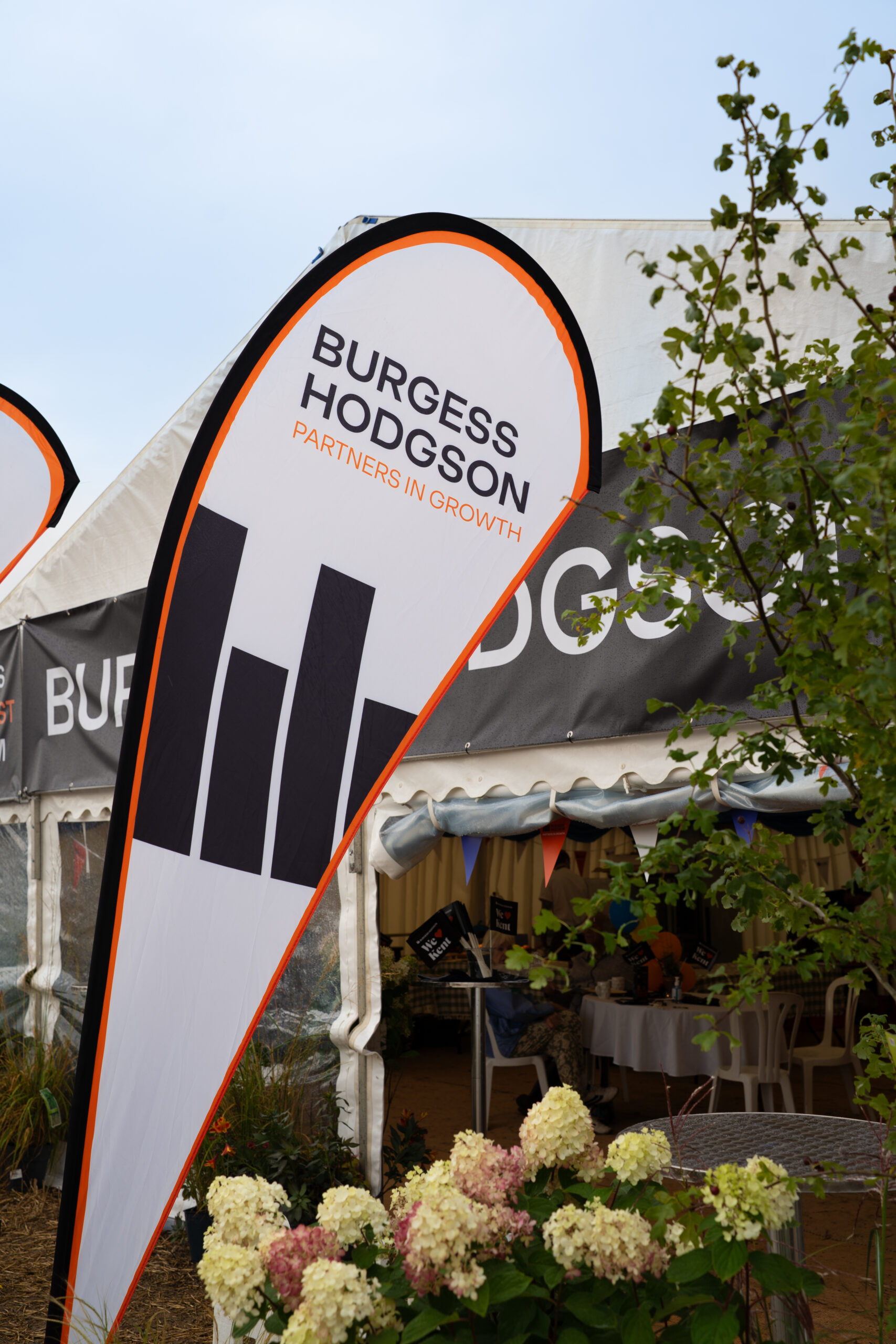 Burgess Hodgson team at their stand at the East Kent Ploughing Match 2026, celebrating 50 years in Kent.